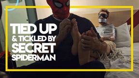 Bound & tickled by a secret Spiderman (1080p) Tickling - Gay Bondage - Gay Domination - Foot Fetish - BDSM