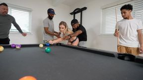 6 Guys, a Girl, and a Pool Table