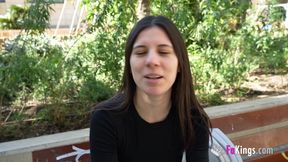 Amazing Latin brunette Mia Gallardo is going to try her first RAW BUTTHOLE SEX for us!