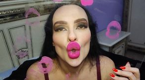 I make you cum with my huge pink cocksucking lips