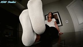 Anna's giant stinkers! Big SOCK SOLES! Pt 2 - MP4