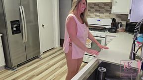 Katie &amp; Thomas Fuck Around the House-tradwife Kitchen Fuck
