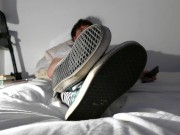 Vénère mes pieds français après une journée de skate (partie 1)