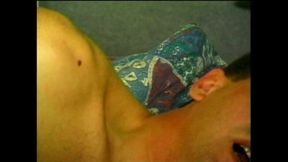 Room Service: the Waiter Licks Her Hairy Pussy and Then Fucks Her on the Bed