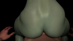 pov robot girl strip tease