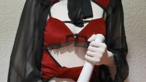 Kigurumi breathplay and condom cum