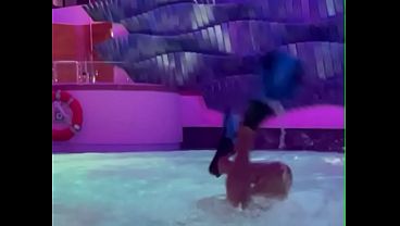 Speedos duck diving
