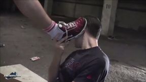 SketBoy.com - Foot Fetish Twinks in a Parking Lot