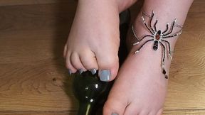 Bottle foot games #4