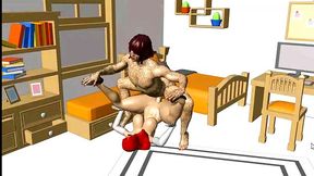In this 3D animation scenario, you'll explore hot and explicit scenes of