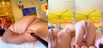 Asshole Orgasm Fat Butt Has Handsfree Orgasm Shows His Big Fat Butt