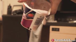 ”Horny Japanese jock Yoshi Kawasaki fisted for ass pumping prolapse”