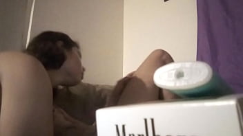Ginger Paris Sucking On Romanian Dick &amp_Pouring While Licking