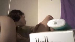 Ginger Paris Sucking On Romanian Dick &amp_Pouring While Licking