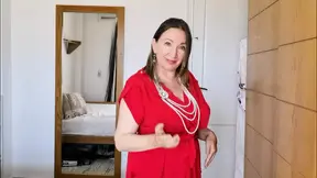 Material girl - mature with huge natural bust