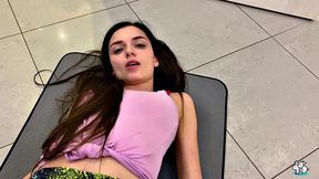 Brunette In Yoga Pants Gets Fucked By Big Cock