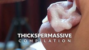 Compilation: Close-up blowjob with sticky cum FULL videos