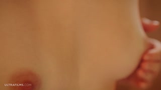 ULTRAFILMS Amazingly hot brunette girl Amelia Riven playing with her nipples and pussy