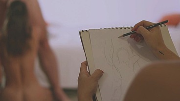 The illustrator -- Special Video! 3some FFM with Mandarine