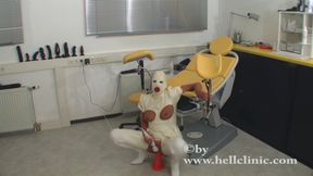 Buttplug, mega-dildo and piss orgasm