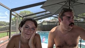 Poolside Coughing with Theo & Nathalia 1080p