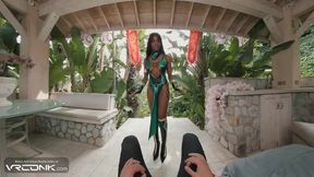 Epic VR Adventure: Jade's Playful Encounter in Gaming Cosplay - Part 1