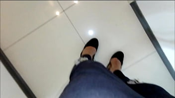 Anal sex, friend t,r,v discovers me in the bathroom with my toy, and breaks my ass with her big cock, big ass and busty Latina brunette