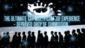 The Ultimate Gay Multi-cum JOI Experience - Depraved Orgy of Submission (cumshot 4)