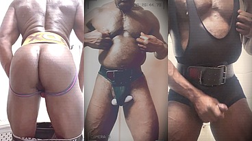 Self Indulgent Butt Bate & Vibrating Toy Exhibitionist