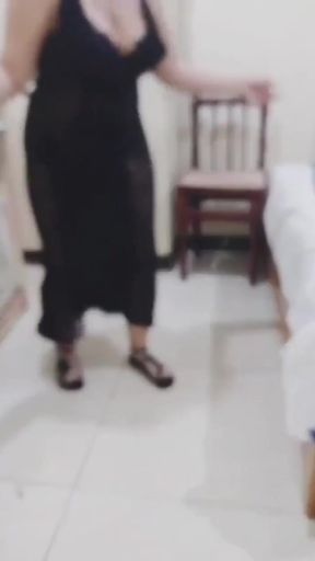 My wife dances, shakes and arouses us so that I can fuck her with the heat of intercourse   Clip 1
