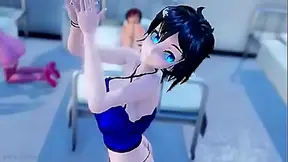 Horny Hentai Babe Dances Seductively Before Hot 3D Sex Session