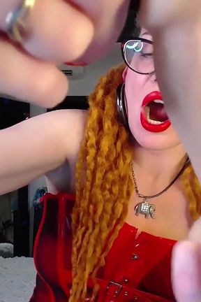 CBT JOI Long Red Nails.mp4