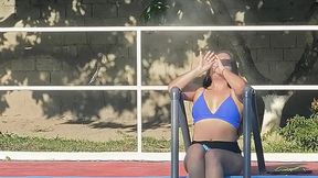 Carmen loves doing outdoor BTP