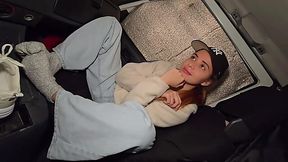 Cute Latina takes it up the ass from a stranger in a car! Homemade POV
