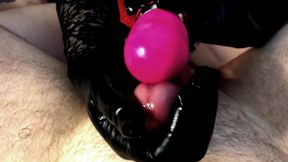POV Femdom handjob. Hands free cumshot