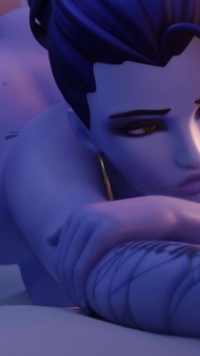 Widowmaker From Overwatch - Sniper Mission Failed Because of Big Cock - Doggystyle & Beach Jack-o Pose Big Ass Fuck 3D