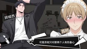 3 top tops and 1 straight man in women&#039;s clothing in the university dormitory