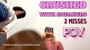 Cleo Domina - Crushed with sneakers - 2 Misses POV