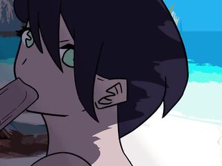 ORAL ON A BEACH WITH CUMSHOT END