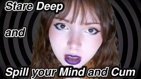 Stare Deep and Spill your Mind and Cum - Mesmerize, Eye Fetish, Cum Countdown 720p wmv