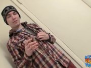 Straight twink solo masturbation fun
