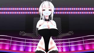 MMd r18 hot haku fun with her new job 3d animated
