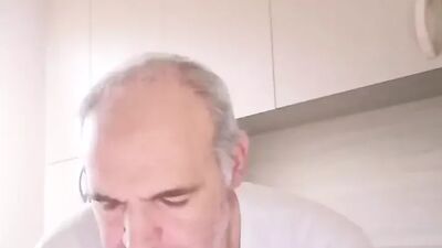 I Lick My Cum Covered Finger and Piss After the Handjob