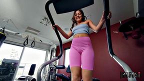 Kendra's Squirt-Filled Exercise Session