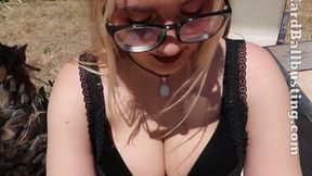POV Ball Busting in Nature by Mistress Loow!