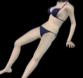 Animated 3D Porn - Very Beautiful Girl Masturbating with Banana Till Orgasm