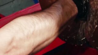 Race Fist Slave Girl Submissive Anal Training with Master's Big Dick