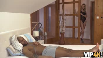 Karina Grand's Black BBC Threesome in a Czech Spa