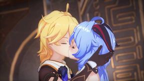 Genshin Impact - Ganyu and Aether Passionate Sex Scene - 3D Hentai Animation