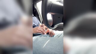 Jizzing in my camper in public